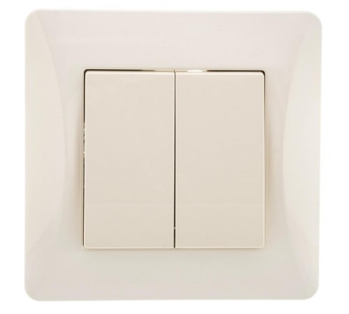 Ugra Выключатель 2кл., СУ , 10А, 250В, беж  С11В2-003  GUSI Electric