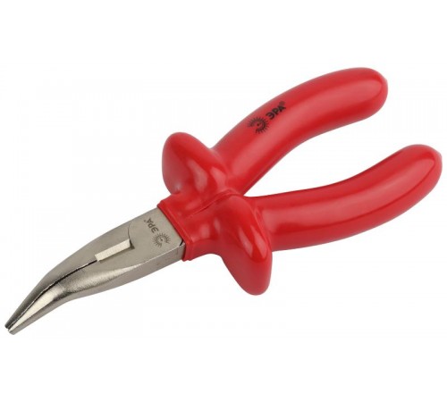 Тонкогубцы 160 мм с изогнутым носом диэлектрические 1000V  Б0055922  ЭРА