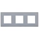 SKANDY Рамка 3-местная SK-F03Gr серый  SK-M32-K03  IEK