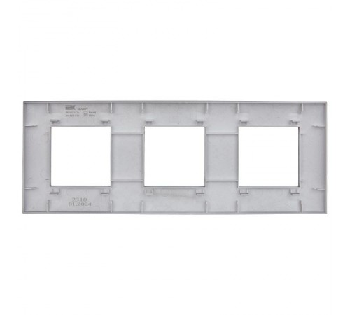 SKANDY Рамка 3-местная SK-F03Gr серый  SK-M32-K03  IEK