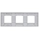 SKANDY Рамка 3-местная SK-F03Gr серый  SK-M32-K03  IEK