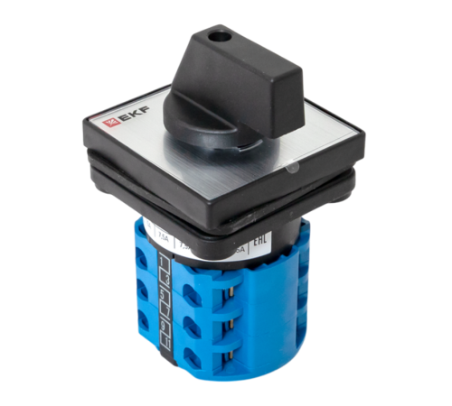 Переключатель кулачковый ПК-1-53 32А 3P "1-2" IP65  pk-1-53-32-65  EKF