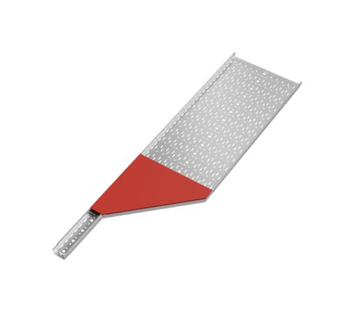 Крышка переходника правого 100-600 мм "ПЛЮС" HD  KPDplus100-600-R HD   КМ-профиль