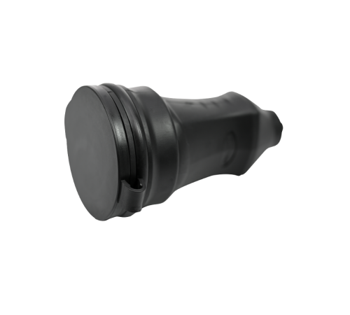 Розетка 2К+З кабельная каучуковая 16А/250В IP44 Чёрная MultiSet  MST4002BK  SE