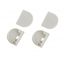 Набор заглушек  2420-3 профиля  2420 2шт глухие 2шт с отверстием   Б0062797  ЭРА