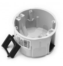 Коробка установочная 60-0700СП двухкомпонентная универсальная 68х47 с переходником (210шт/уп)  60-0700СП  Промрукав