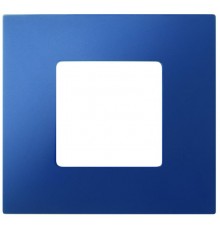 Simon 27 Накладка декоративная на рамку базовую, 1 пост, S27 Play, Color, синий  2700617-064  Simon