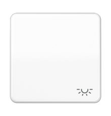 Клавиша с символом "освещение"; белая CD590LWW Jung