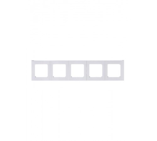 ABB Levit Белый / белый Рамка 5-ая  3901H-A05050 03W  2CHH015050A6003  ABB