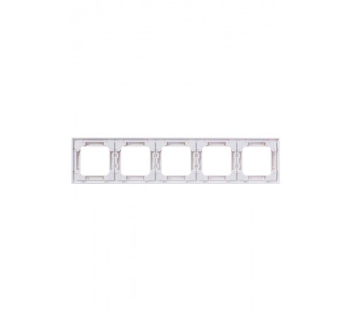 ABB Levit Белый / белый Рамка 5-ая  3901H-A05050 03W  2CHH015050A6003  ABB