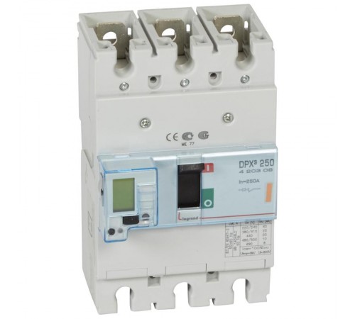 Автоматический выключатель DPX3 250 - эл. расц. - 25 кА - 400 В~ - 3П - 250 А  420309  Legrand