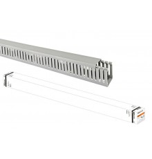 Кабель-канал перфорированный 25х40 перфорация 6/7мм (40 м)  SQ0410-0009   TDM