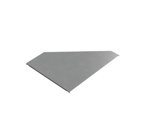 Крышка переходника левого 200-600 мм "ПЛЮС" HD  KPDplus200-600-L HD   КМ-профиль