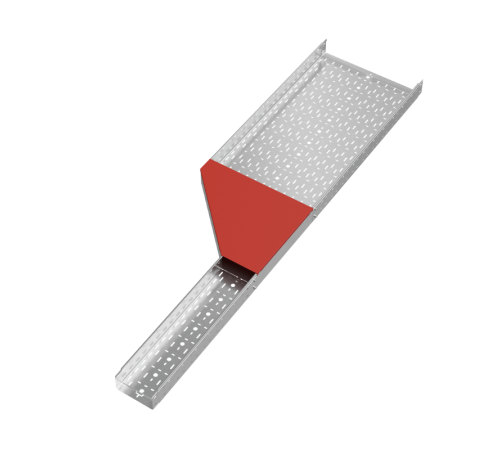 Крышка переходника левого 200-600 мм "ПЛЮС" HD  KPDplus200-600-L HD   КМ-профиль