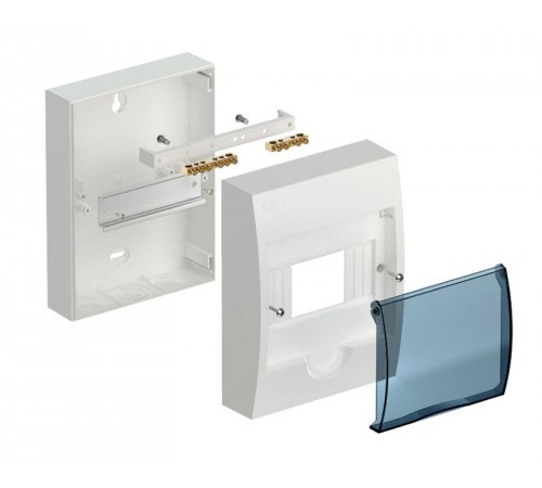 Корпус пластиковый навесной на 6 модулей ЩРН-П-6 IP41 (200х148х95мм) KREPTA 3  MKP12-N-06-40-20  IEK