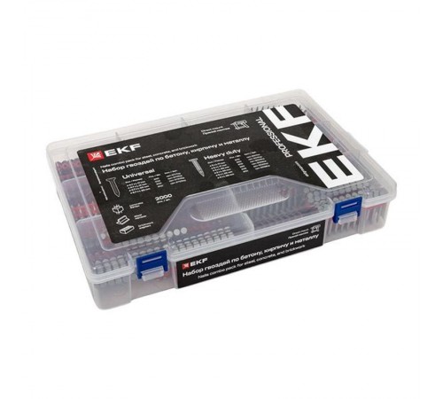 Пристрелочный набор № 1 гвоздей по бетону, кирпичу и металлу EKF  cp-cn1-1  EKF