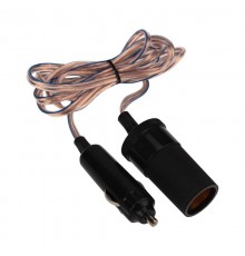 Удлинитель автоприкуривателя штекер-гнездо 1.5 м  16-0218  REXANT