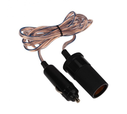 Удлинитель автоприкуривателя штекер-гнездо 1.5 м  16-0218  REXANT