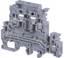 Клемма M4/8.D2.SFLJ 4мм.кв. двухуровневый держатель предохранителя с неон. индикатором сгор. предохран. 110-220В  1SNA115649R0500  TE