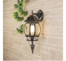 Светильник садово-парковый настенный 1001D черное золото / 9913-G (GL 1001D)  a034317  Elektrostandard