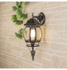 Светильник садово-парковый настенный 1001D черное золото / 9913-G (GL 1001D)  a034317  Elektrostandard