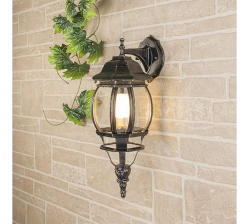 Светильник садово-парковый настенный 1001D черное золото / 9913-G (GL 1001D)  a034317  Elektrostandard