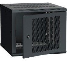 Шкаф LINEA W 9U 600x600 мм дверь перфорированная, RAL9005  LWR5-09U66-PF  ITK