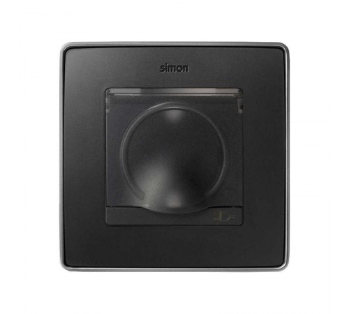 Simon 82 Накладка с крышкой с защитными шторками для двухполюсной розетки с заземляющим контактом, S82, S82N,  82090-38  Simon