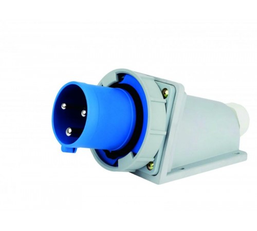 Вилка стац. 2Р+РЕ 32А 220В IP67 ВС-103  26164DEK  DEKraft