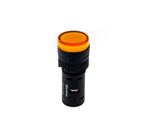 Сигнальная лампа,16мм, желтый, 220V AC, моноблок IP40 MT16-D65  73810  ОВЕН