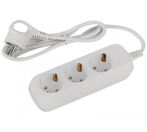 Удлинитель электрический ЭРА UDL-10-315-E Greenline 3 розетки с заземлением 1,5м ПВС 3x0.75мм2   Б0064897  ЭРА