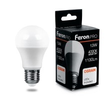 Лампа светодиодная .PRO LB-1013 Шар E27 13W 4000K OSRAM LED  38033  Feron