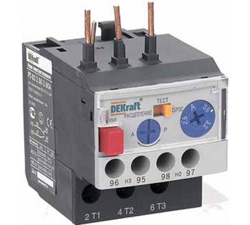 Реле электротепл. для конт. 09-18A 3,50-4,80А РТ-03   23111DEK  DEKraft