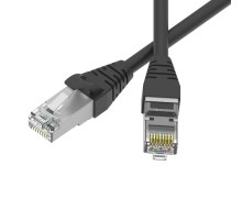 Патч-корд экранированный SLIM CAT6 S/FTP 4х2, 28 AWG, LSZH, чёрный, 5м  RN6SF4550BK-28  DKC