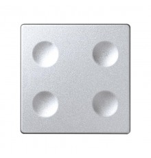 Сенсорный 4-кл выключатель с возможностью индивидуальной маркировки, алюминий  8000642-093  Simon