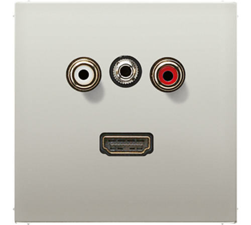 2x Cinch Audio (RCA) / Stereo Jack (TRS 3.5 mm) / HDMI MAES1082 Jung