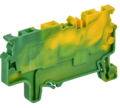 ARMAFIX Клемма пруж. CX2.5-3 PE 2,5мм2 3-конт. зазем.  AF-CT41-00-3-K52-002  IEK