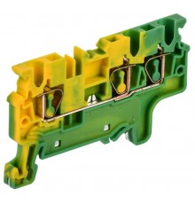 ARMAFIX Клемма пруж. CX2.5-3 PE 2,5мм2 3-конт. зазем.  AF-CT41-00-3-K52-002  IEK