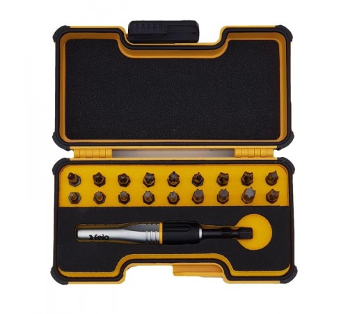 Набор бит ударных PZ/PH/Tx Impact с держателем бит Impact в кейсе, 19 шт  02071946  Felo