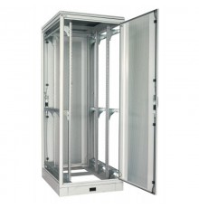 Шкаф напольный WZ-IT-426012-44AA-1-011-FP 19",42U,1963х600х1200мм,пер.и зад.дв.стал.одноств.с перф.типа C 80%,сер.(RAL7035)разобр. 411465  Zpas