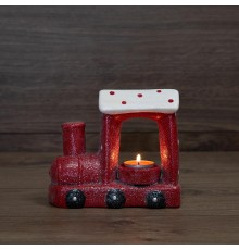 Керамический подсвечник "Паровоз" 17.1х7.1х14.7 см  501-070  NEON-NIGHT