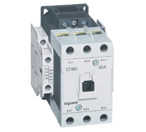 Контактор CTX3 65 3P 65A (AC-3) 2но2нз ~24В  416160  Legrand