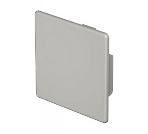Торцевая заглушка кабельного канала WDK 60x60 мм (ПВХ,серый) (WDK HE60060GR)  6022499  OBO Bettermann
