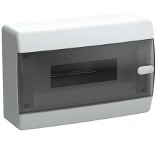 Корпус пластиковый навесной на 12 модулей ЩРН-П-12 IP41 черная прозрачная дверь UNION Compact  UIC-KP12-N-12-41-K01  IEK