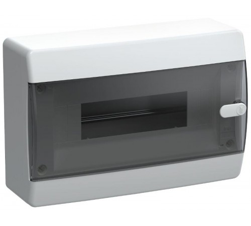 Корпус пластиковый навесной на 12 модулей ЩРН-П-12 IP41 черная прозрачная дверь UNION Compact  UIC-KP12-N-12-41-K01  IEK