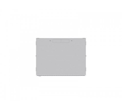 Шкаф настенный 19" TERACOM PRO 6U 600х600 мм дверь стеклянная с замком-ручкой серый  TRP-WLL-0666-40G  EKF