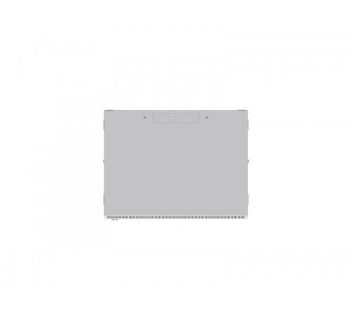 Шкаф настенный 19" TERACOM PRO 6U 600х600 мм дверь стеклянная с замком-ручкой серый  TRP-WLL-0666-40G  EKF