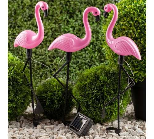 Светильник садовая гирлянда на солнечной батарее ERADF008-06 пластик, 3 шт. 52.5 см  Б0038501  ЭРА