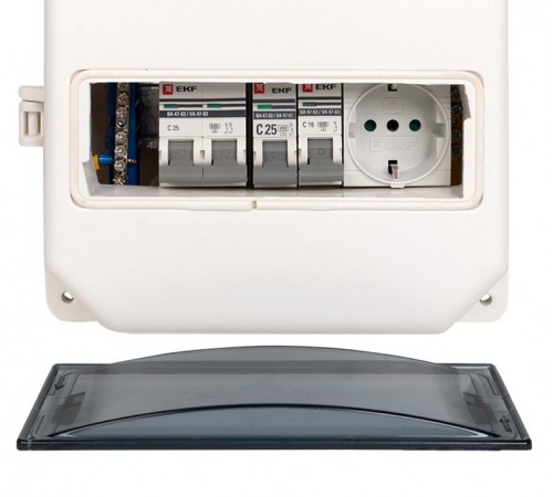 Щит ВРУш-1/25 (для коттеджа) PROxima  vru-1-25-pro  EKF