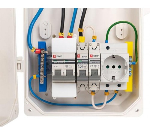 Щит ВРУш-1/25 (для коттеджа) PROxima  vru-1-25-pro  EKF